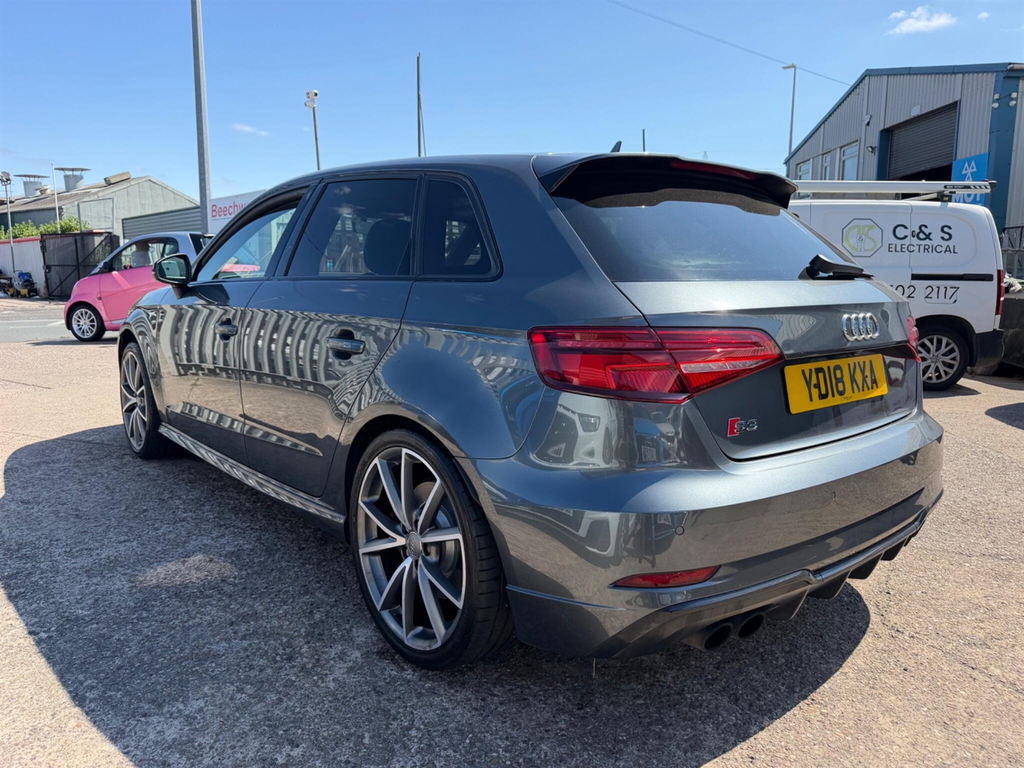 Audi S3 2.0 Tfsi Black Edition Sportback S Tronic Quattro Grey #6