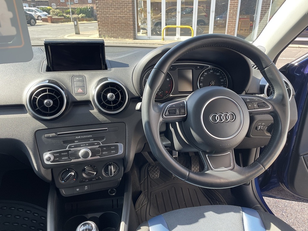 Audi A1 1.6 Tdi S Line Sportback Euro 6 Ss Blue #16