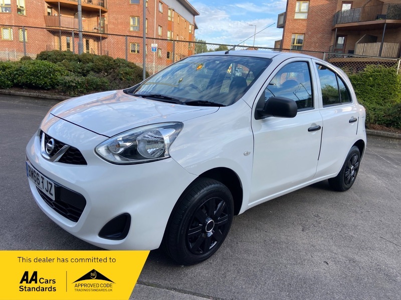 Nissan Micra 1.2 Visia White #4