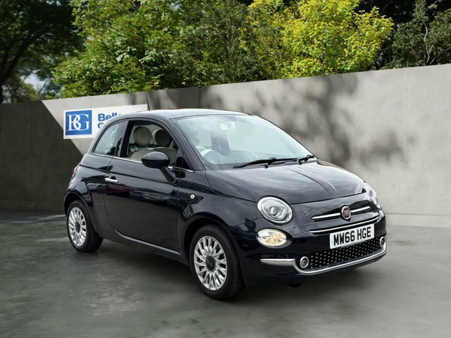 Fiat 500 1.2 Lounge Hatchback Euro 6 S S Black