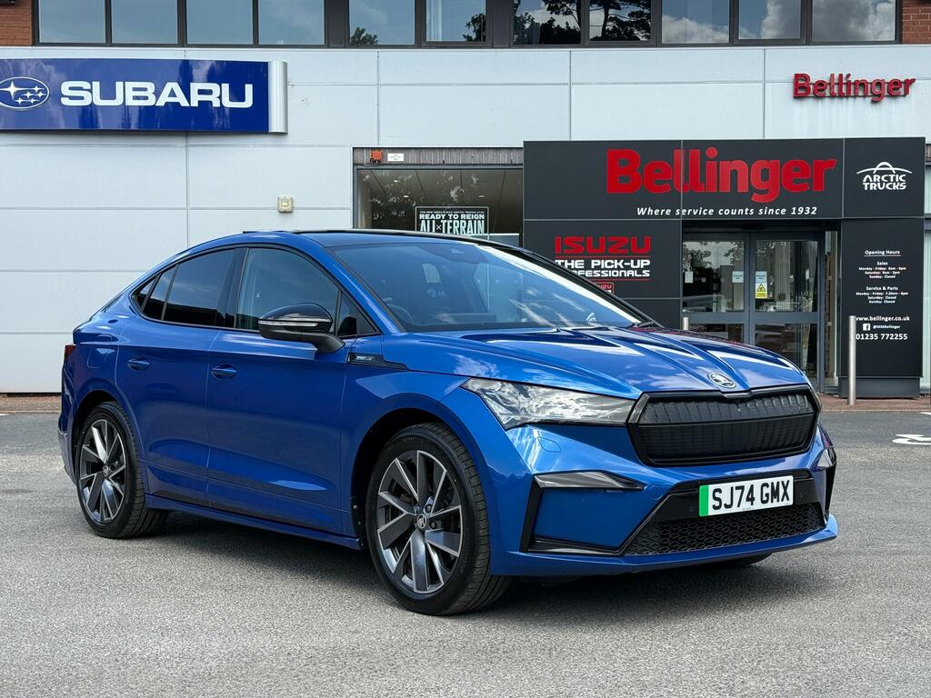 Skoda ENYAQ 82Kwh 85X Sportline Plus Coupe 4 Blue