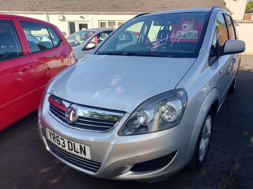 Vauxhall Zafira 1.6 16V Exclusiv Euro 5 Silver