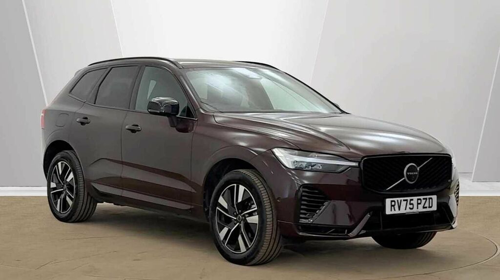Volvo XC60 Plus, T6 Awd Plug-in Hybrid, Dark Mulberry Red, 3 Red