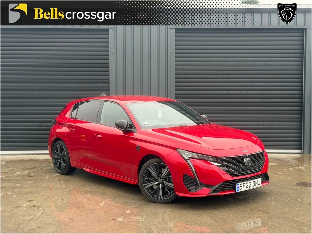 Peugeot 308 1.6 Plug-in Hybrid 225 Gt Premium E-eat8 EF22OHJ Red