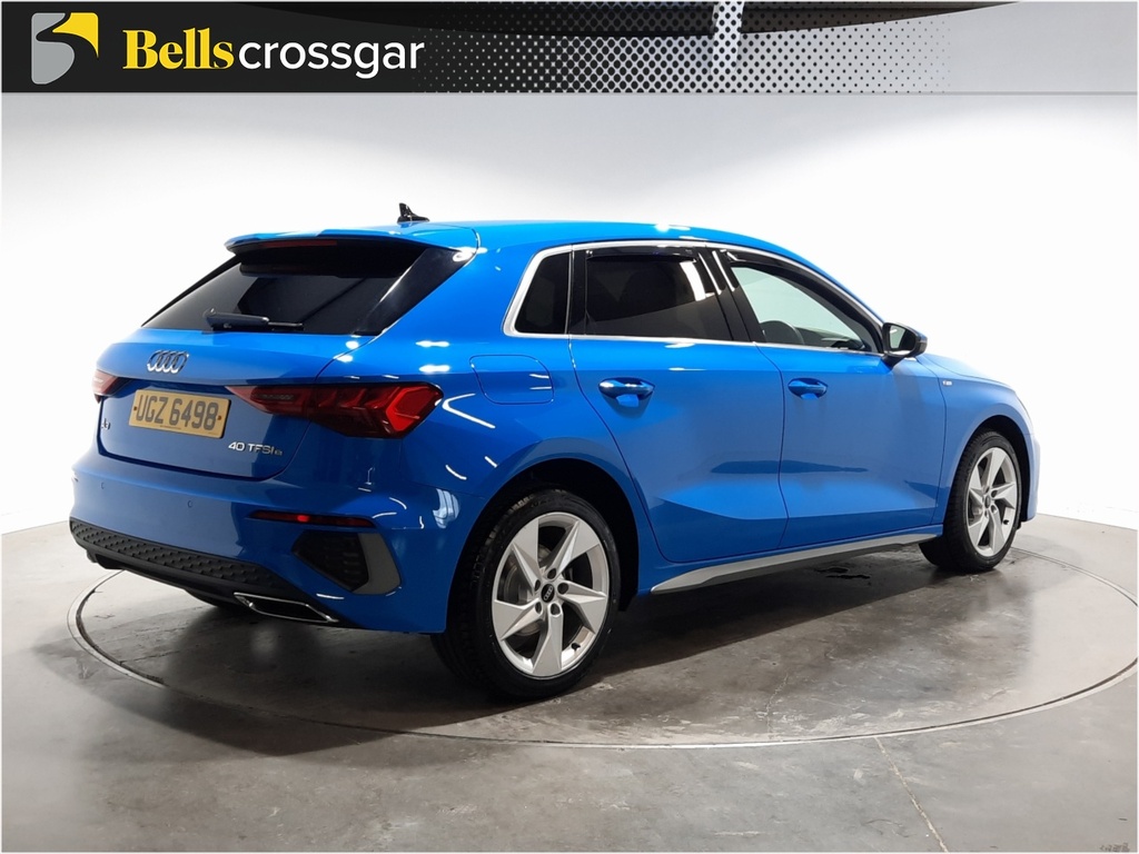 Audi A3 40 Tfsi E S Line S Tronic UGZ6498 Blue #6