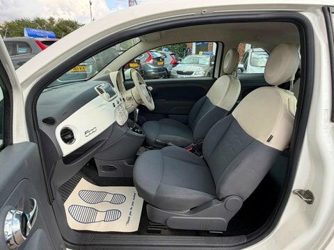 Fiat 500 Hatchback 1.2 Pop Euro 5 Ss 201010 White #16