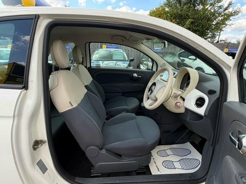 Fiat 500 Hatchback 1.2 Pop Euro 5 Ss 201010 White #10