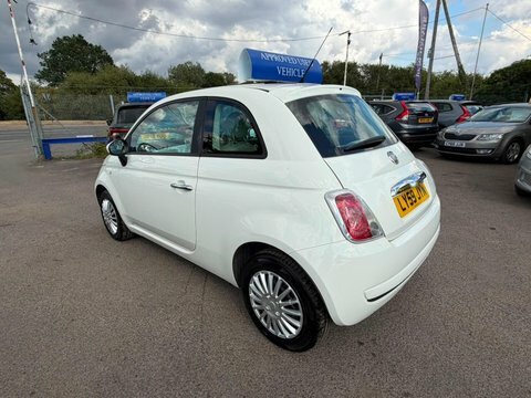 Fiat 500 Hatchback 1.2 Pop Euro 5 Ss 201010 White #7