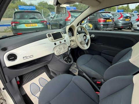 Fiat 500 Hatchback 1.2 Pop Euro 5 Ss 201010 White #15