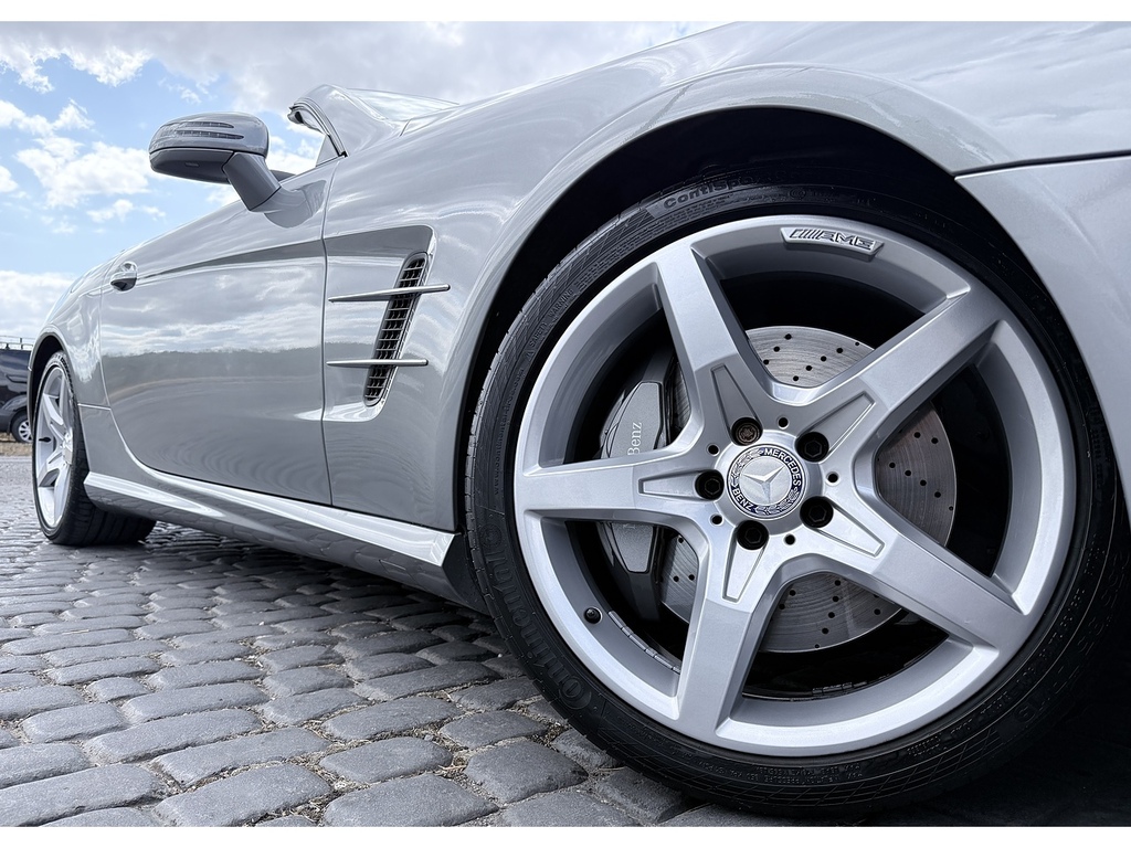 Mercedes-Benz SL Class Sl350 Amg Sport Convertible G-tronic Eu Silver #2