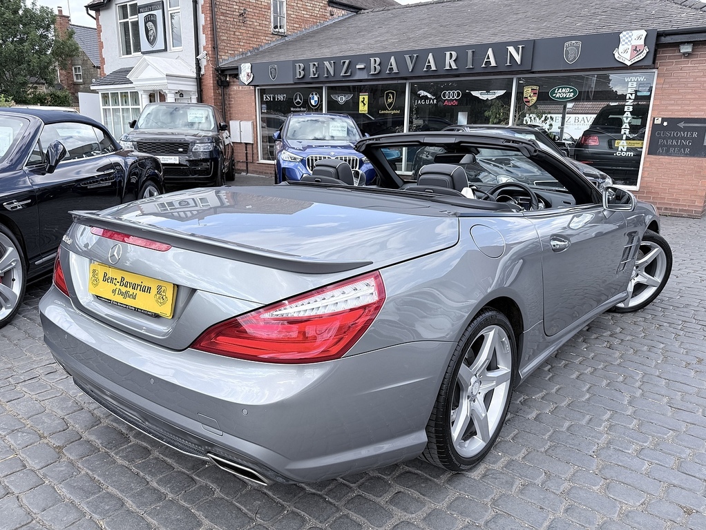 Mercedes-Benz SL Class Sl350 Amg Sport Convertible G-tronic Eu Silver #6