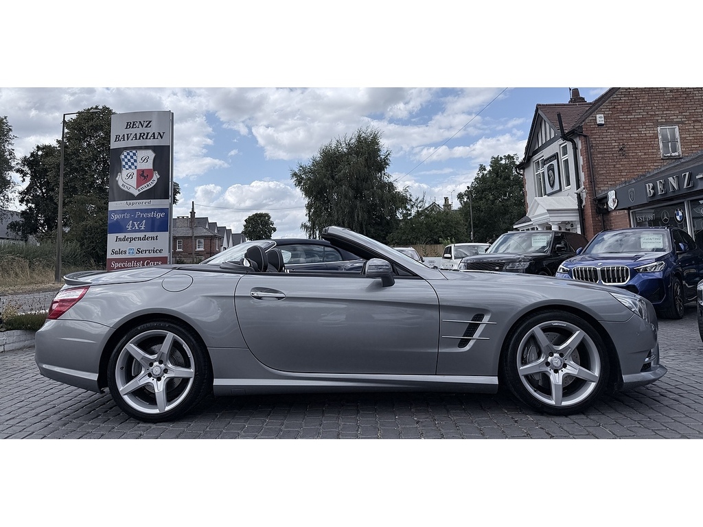 Mercedes-Benz SL Class Sl350 Amg Sport Convertible G-tronic Eu Silver #4