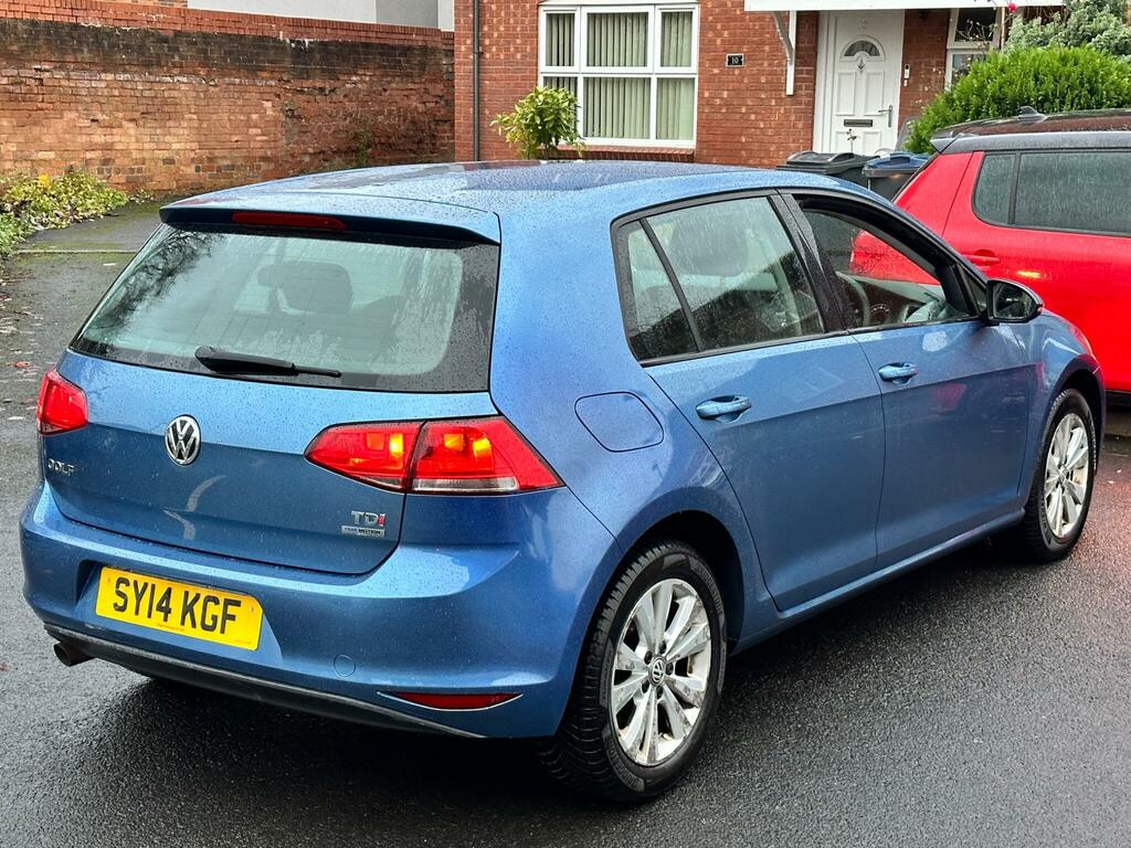 Volkswagen Golf 1.6 Tdi Bluemotion Tech Se Estate Manua Blue #9