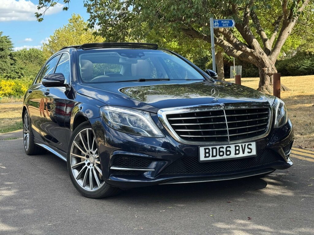 Mercedes-Benz S Class 3.0 S350ld V6 Amg Line G-tronic Euro 6 Ss BD66BVS Blue