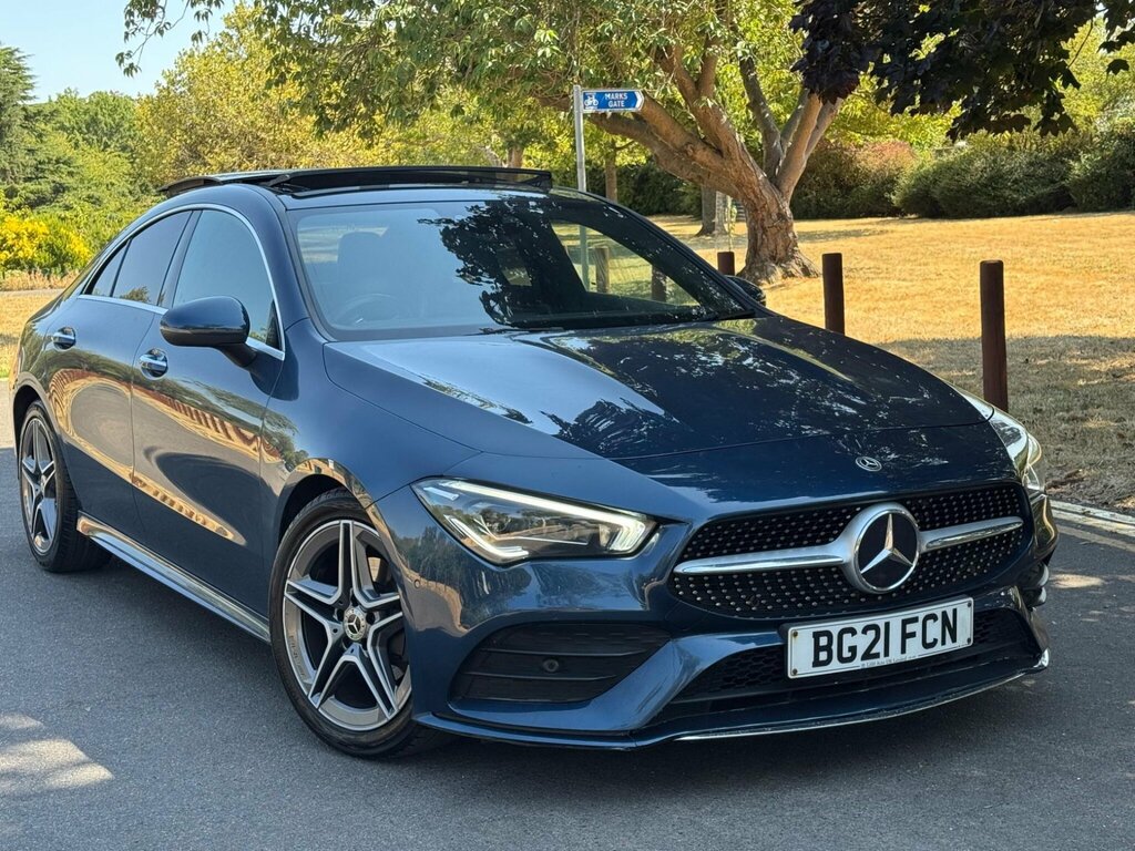 Mercedes-Benz CLA Class 1.3 Cla180 Amg Line Premium Plus 2 Coupe 7G-dct Blue