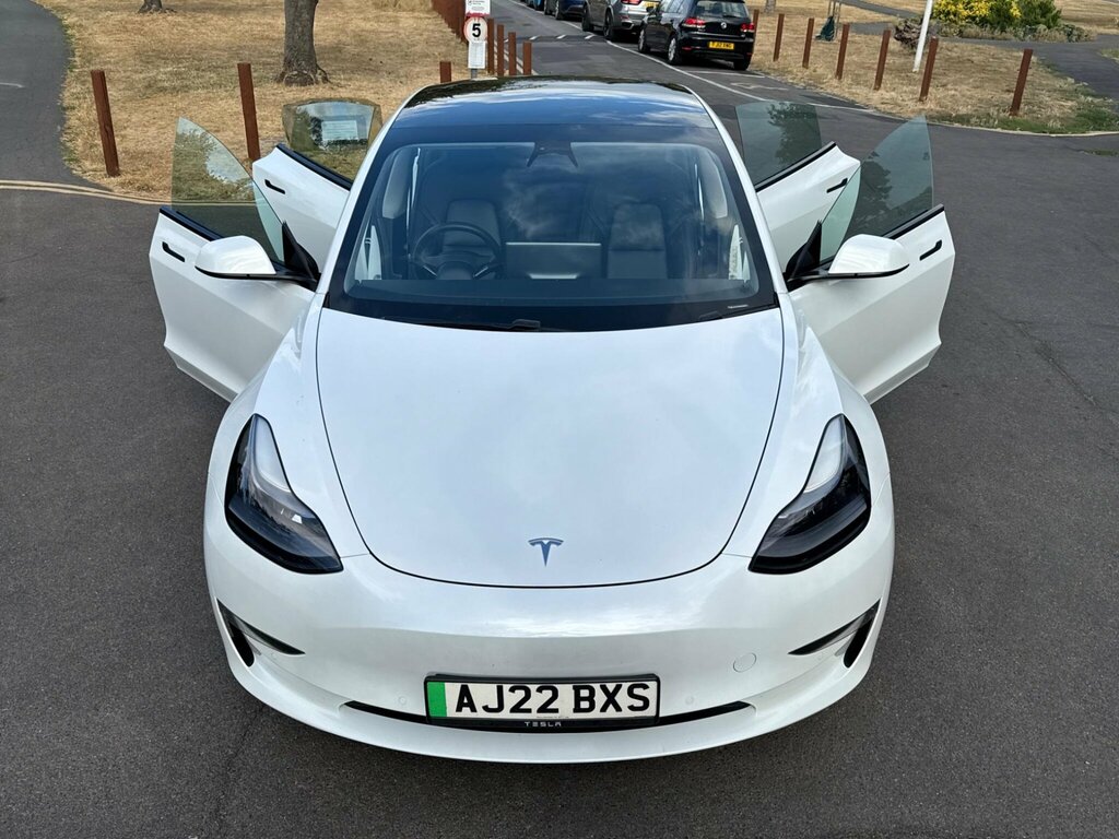 Tesla Model 3 Dual Motor Long Range 4Wde AJ22BXS White #2