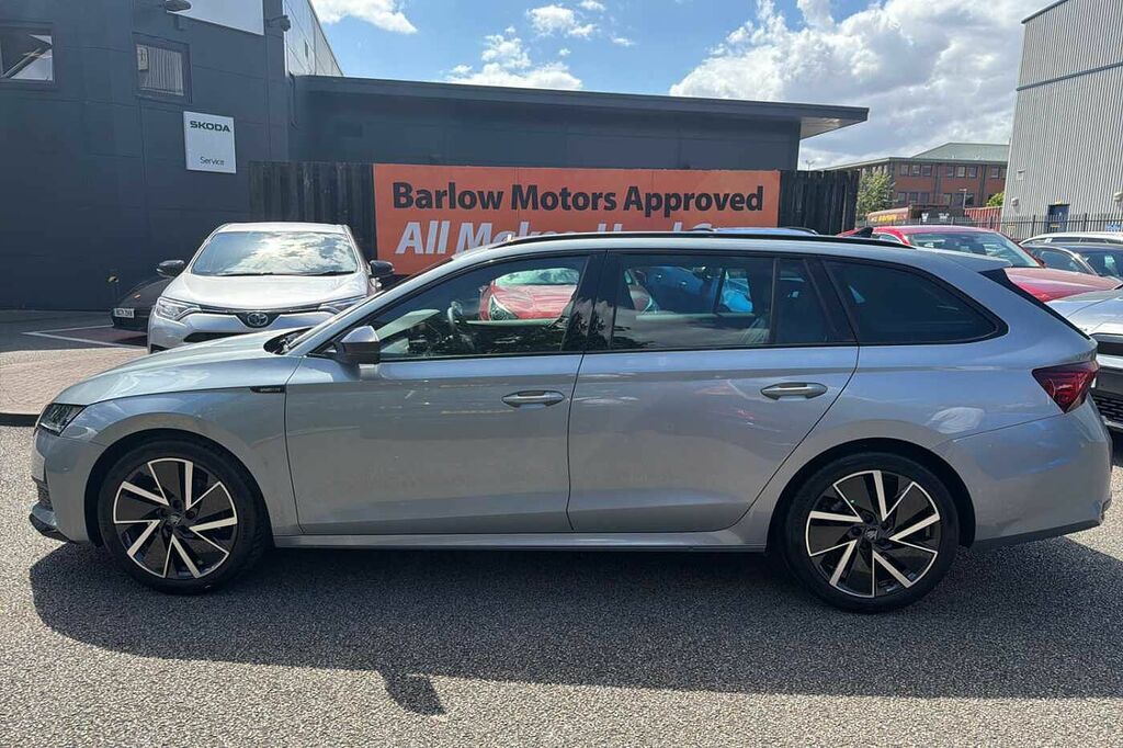 Skoda Octavia 1.5 Tsi 150 E-tec Sportline Dsg DH26XFS Silver #4