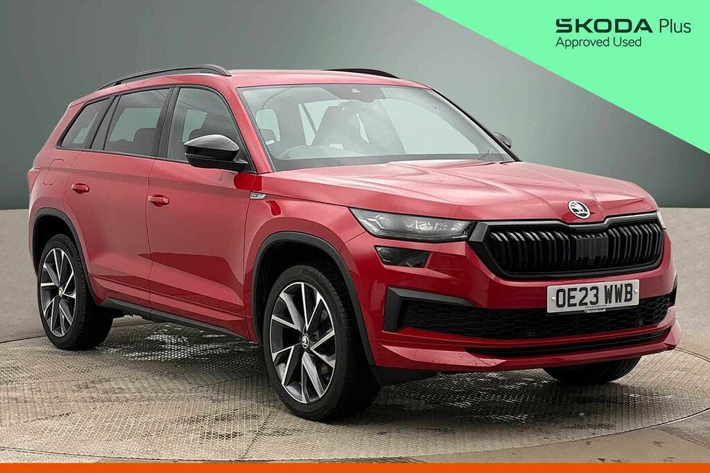 Skoda Kodiaq 1.5 Tsi Sport Line Dsg 7 Seat Red
