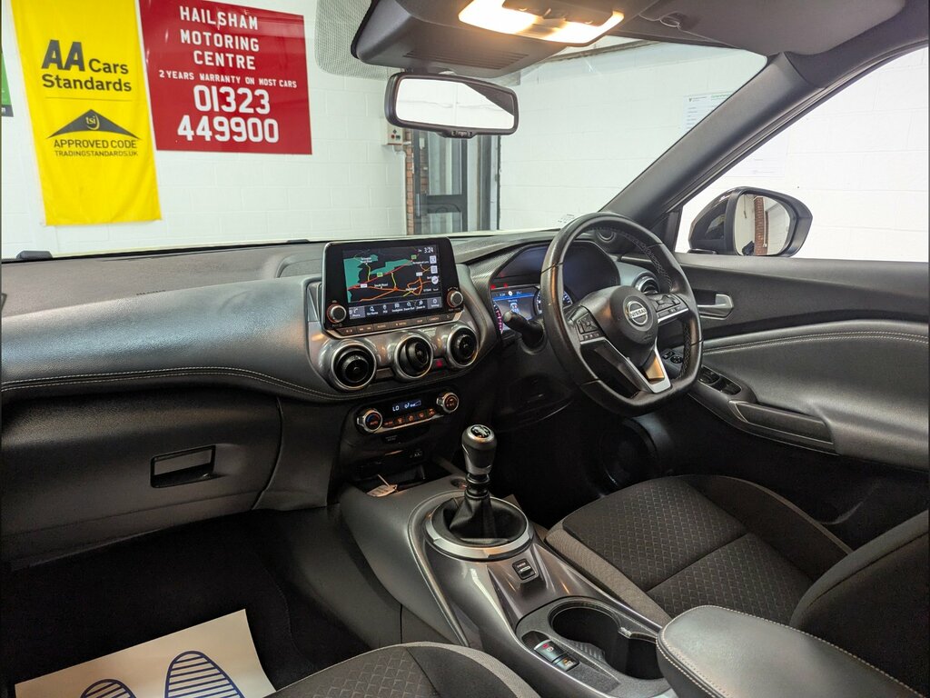 Nissan Juke 1.0 Dig-t N-connecta Suv Euro 6 YB71FNU White #6