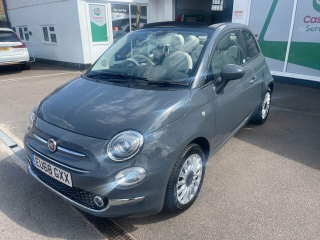 Fiat 500C 2018 1.2 Lounge Convertible Euro EU68GXX Grey #4