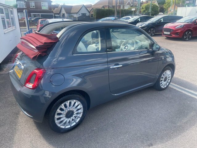 Fiat 500C 2018 1.2 Lounge Convertible Euro EU68GXX Grey #6