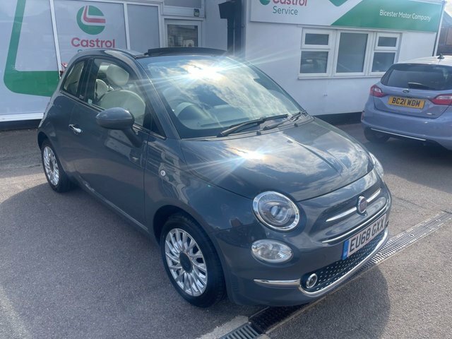 Fiat 500C 2018 1.2 Lounge Convertible Euro EU68GXX Grey