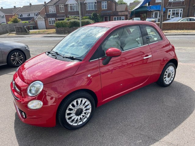 Fiat 500 2019 1.2 Lounge Hatchback Euro 6 PE69TBU Red #5
