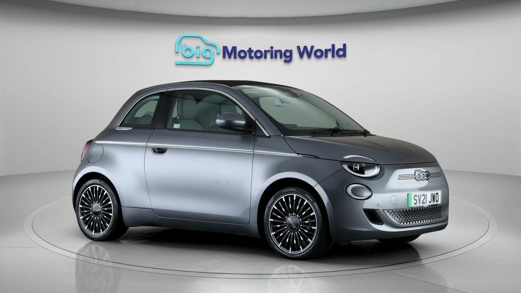 Fiat 500E C La Prima Grey
