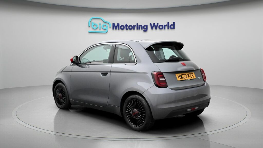Fiat 500E Red Grey #5