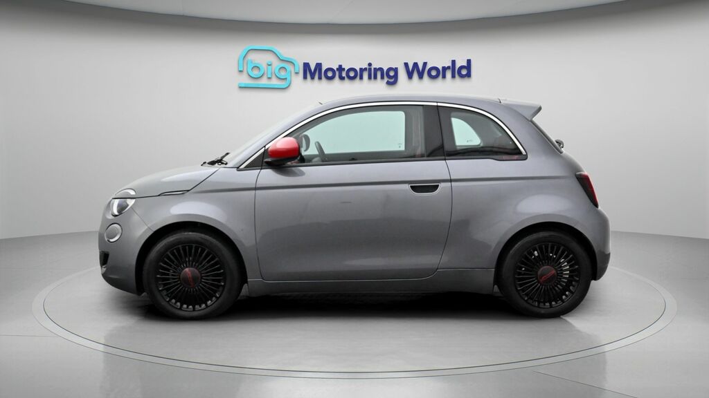 Fiat 500E Red Grey #4