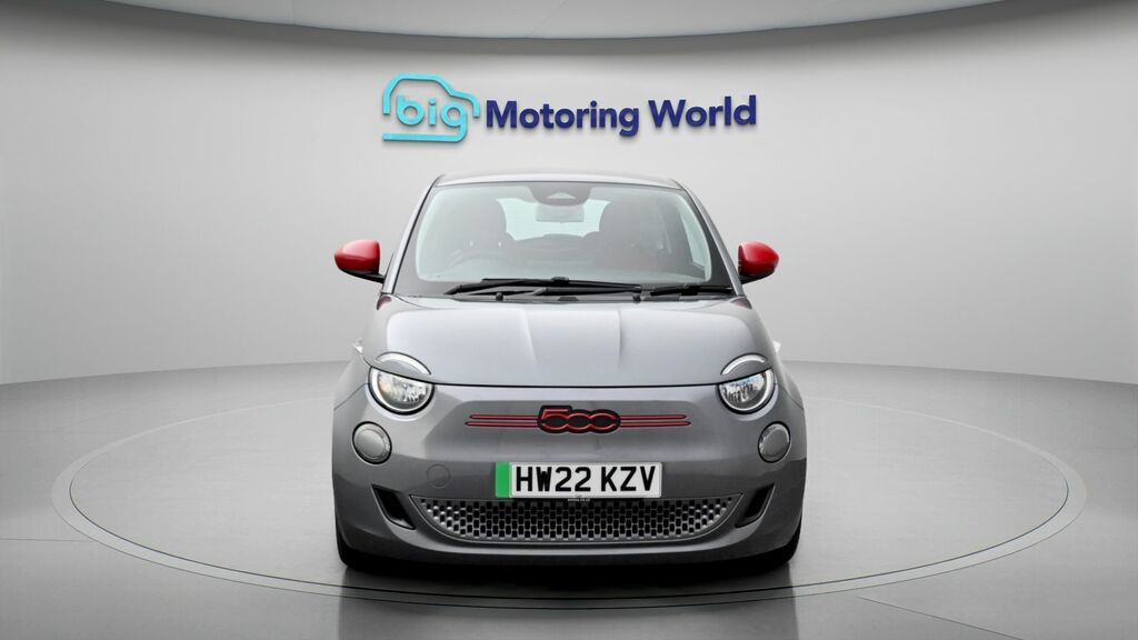 Fiat 500E Red Grey #2