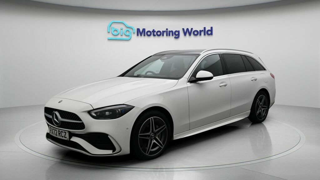 Mercedes-Benz C Class Amg Line White #3