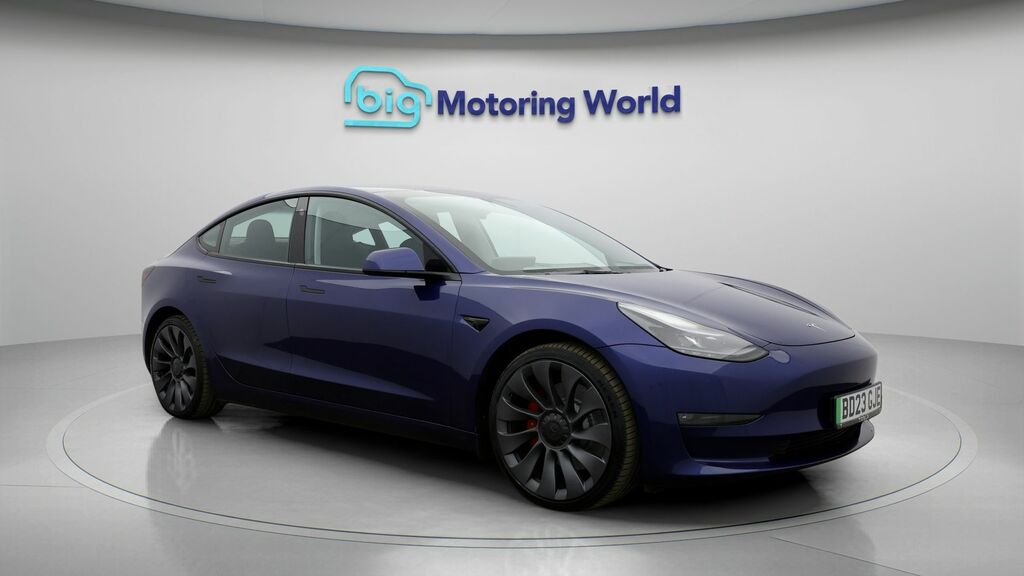 Tesla Model 3 Performance Blue