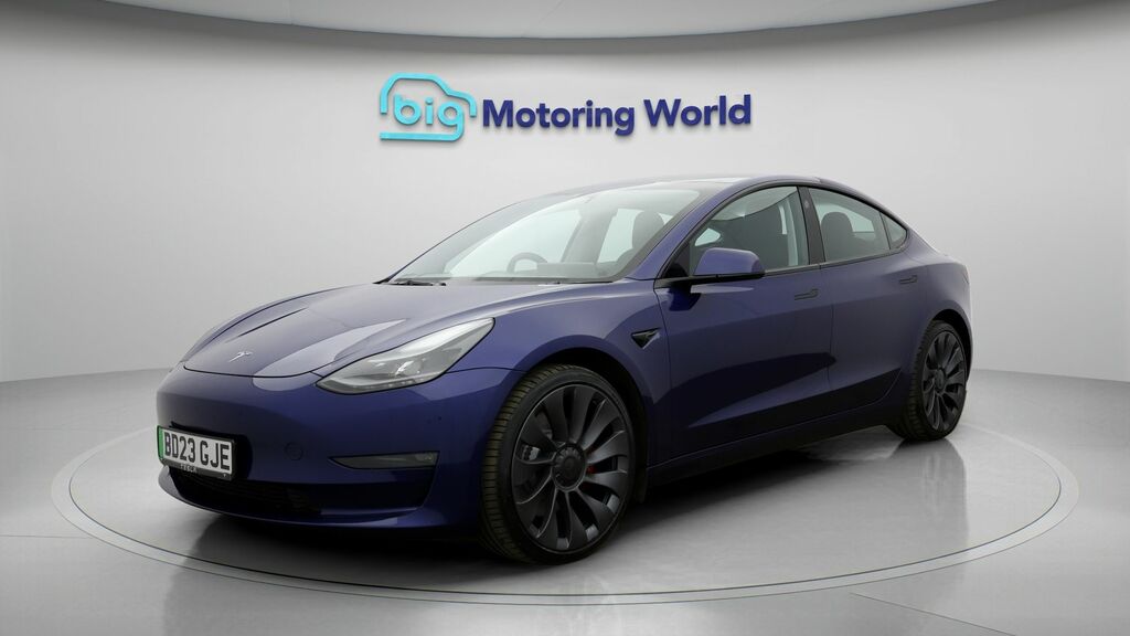Tesla Model 3 Performance BD23GJE Blue #2