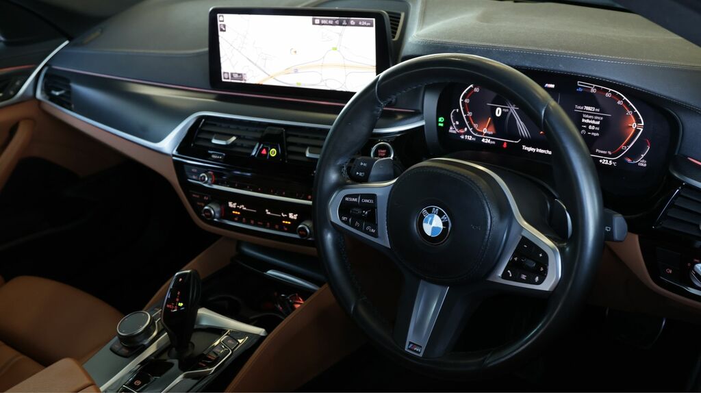 BMW 5 Series 520D M Sport Mhev Blue #9