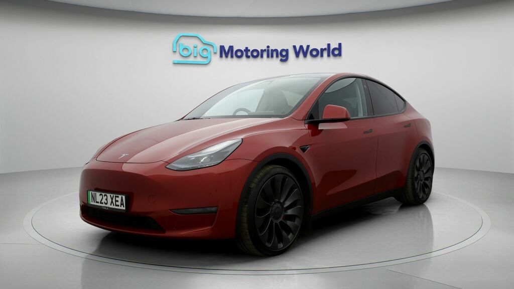 Tesla Model Y Performance Red #3