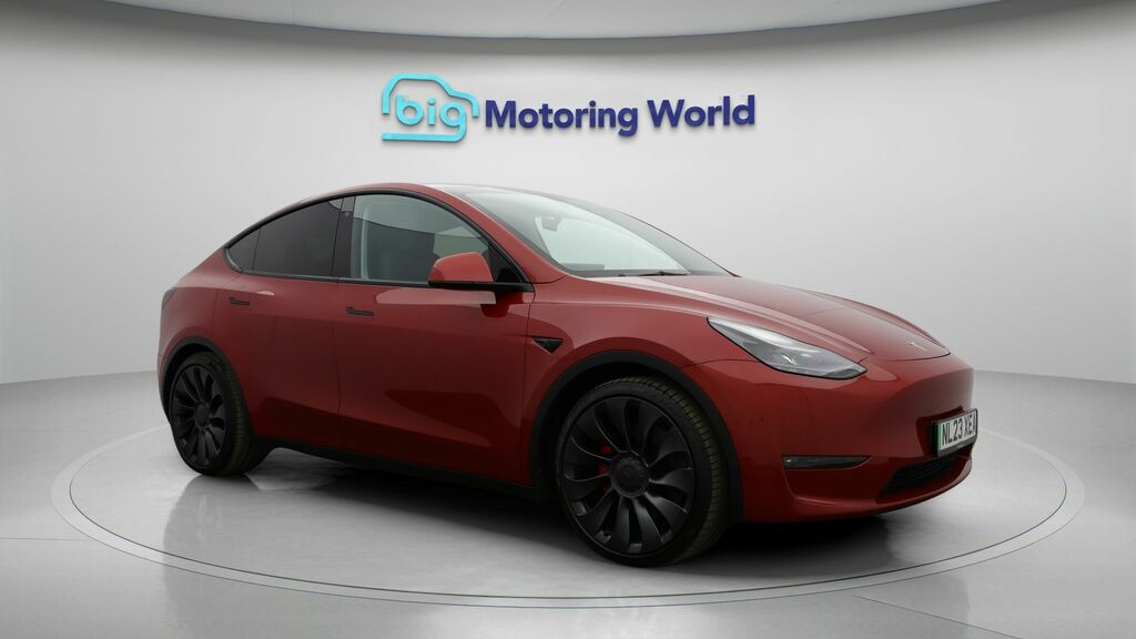 Tesla Model Y Performance Red