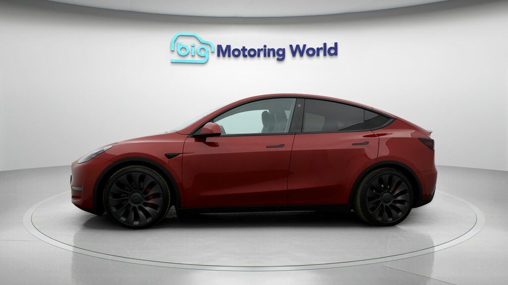 Tesla Model Y Performance Red #4