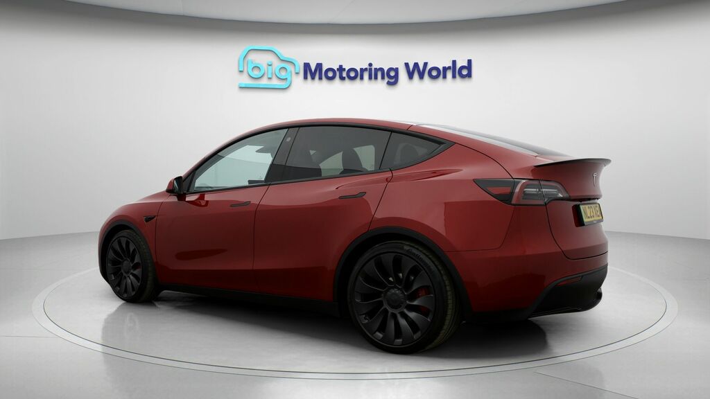 Tesla Model Y Performance Red #5