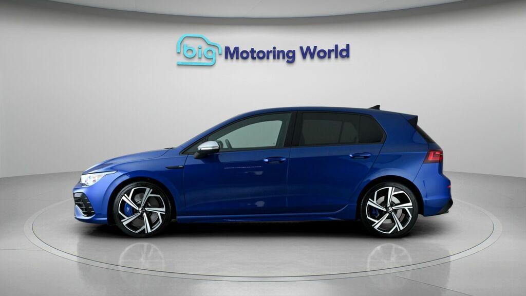 Volkswagen Golf R Blue #4