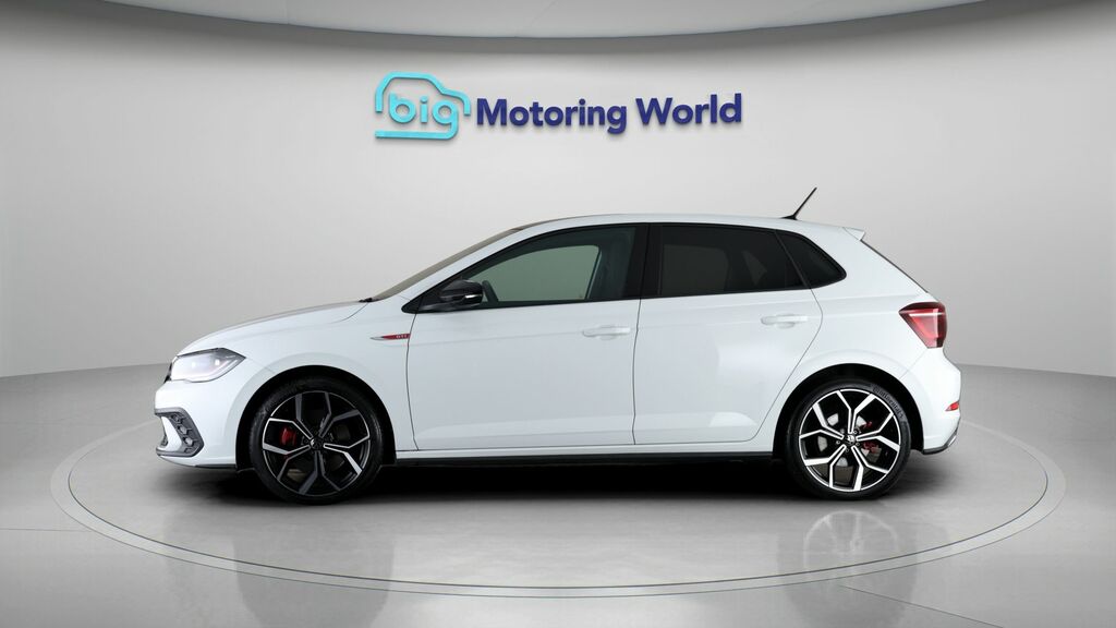 Volkswagen Polo Gti White #4