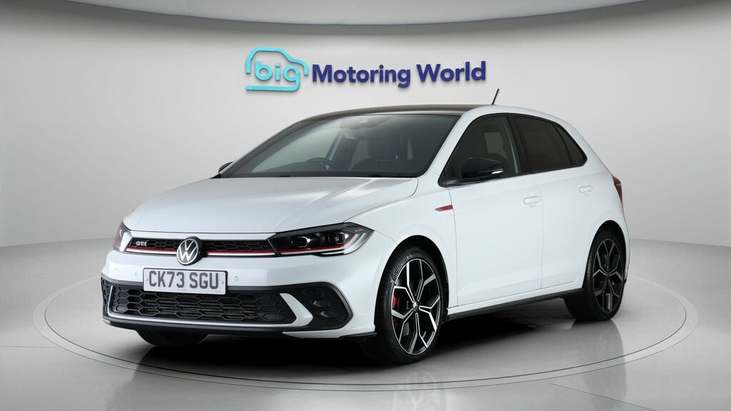 Volkswagen Polo Gti White #3