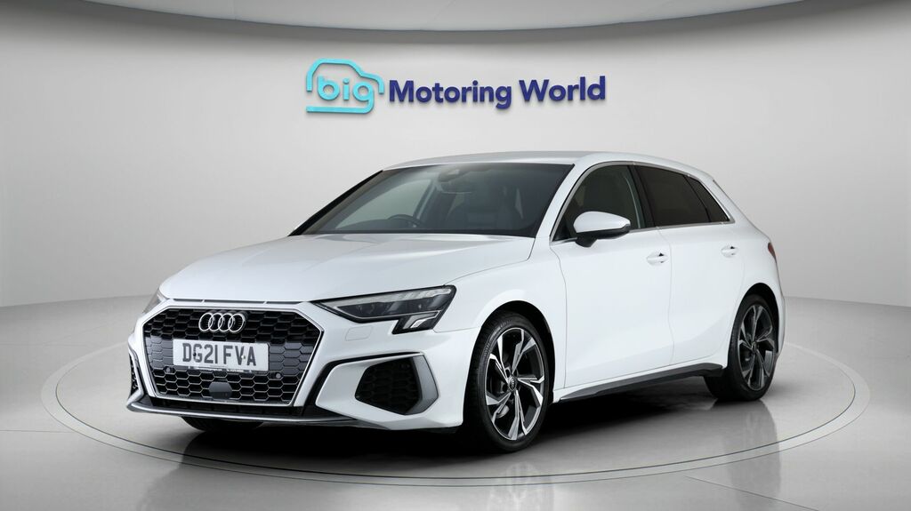 Audi A3 S Line White #3