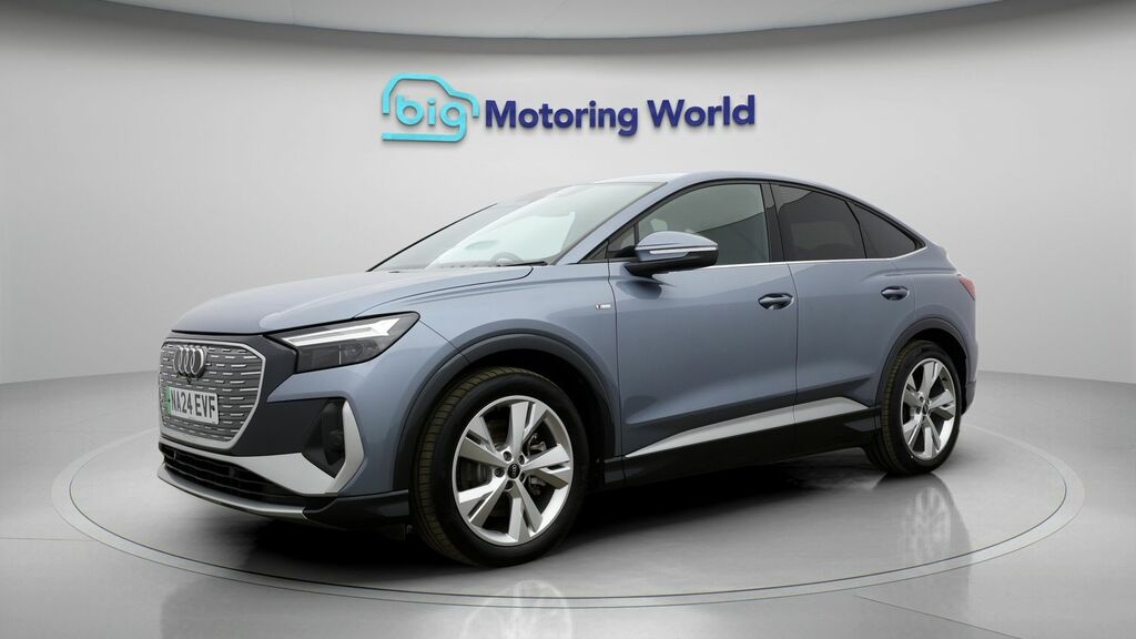 Audi Q4 E Tron S Line Blue #3