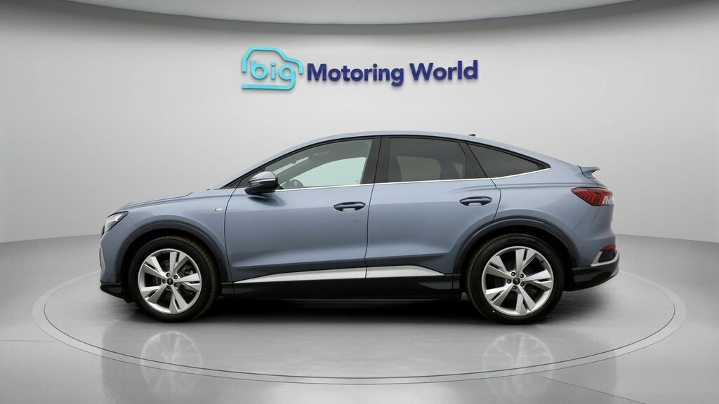 Audi Q4 E Tron S Line Blue #4