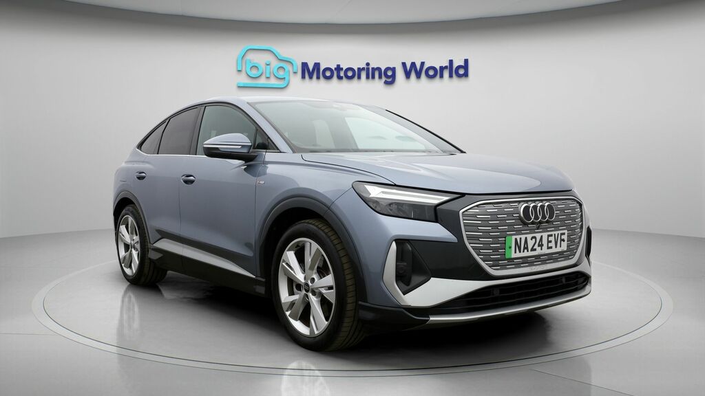 Audi Q4 E Tron S Line Blue