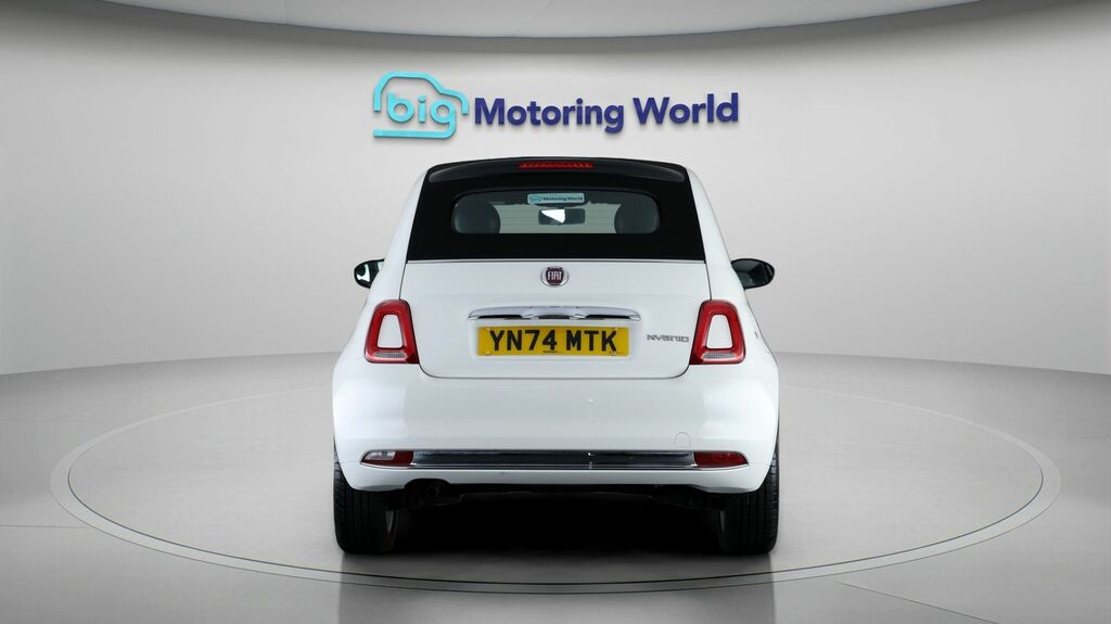 Fiat 500C 500 Mhev White #6