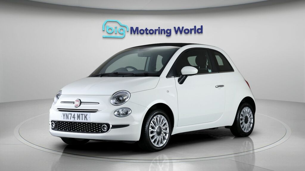 Fiat 500C 500 Mhev White #3