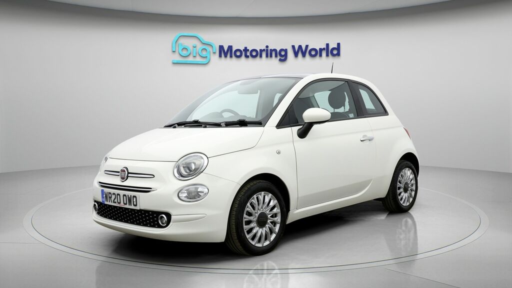 Fiat 500 Lounge White #3