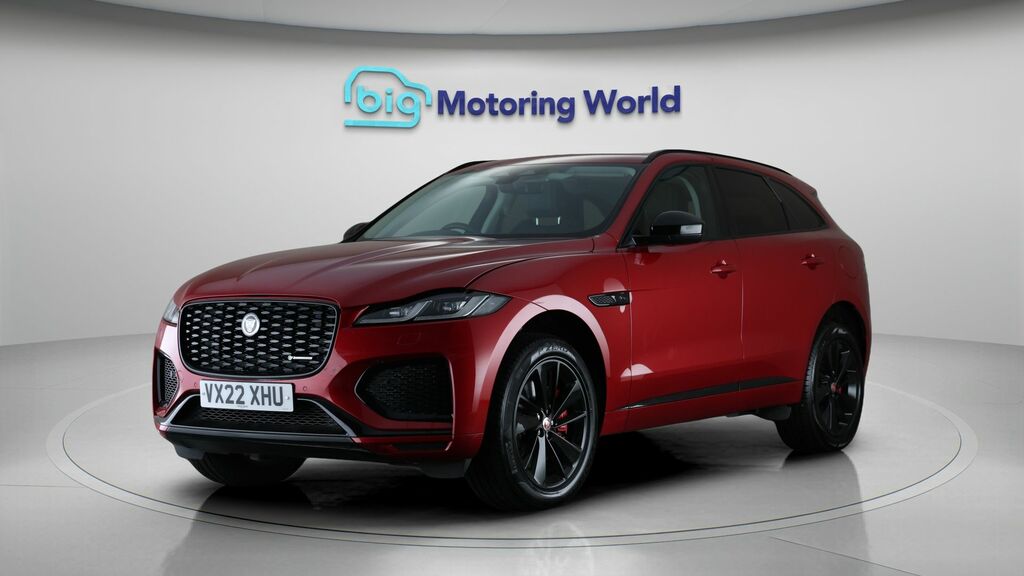 Jaguar F-Pace R-dynamic Black Red #3